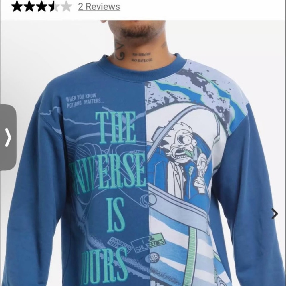 Rick and Morty Graphic Men's Sweater